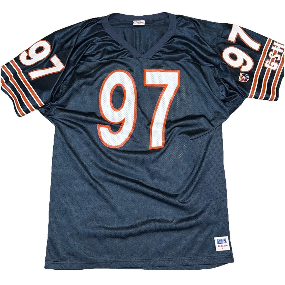 Chicago Bears NFL Football Jersey Chris Zorich #97 Vintage Wilson Large USA Made